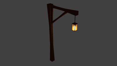 Low poly lamp preview image